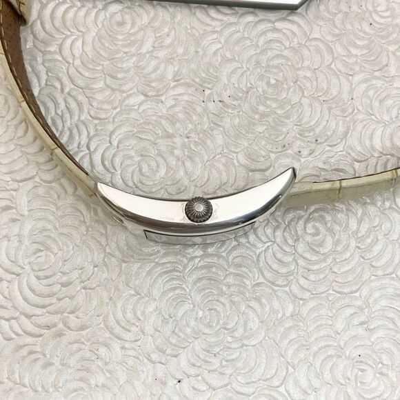 Tommy Bahama Sterling Silver Curvex Tank Style Ladies Swiss Quartz Watch - Picture 11 of 16